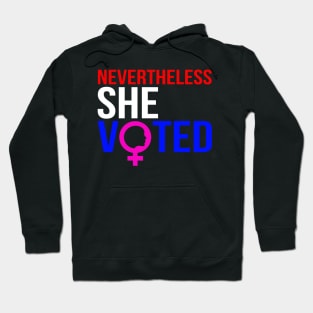 Nevertheless She Voted Feminist Hoodie